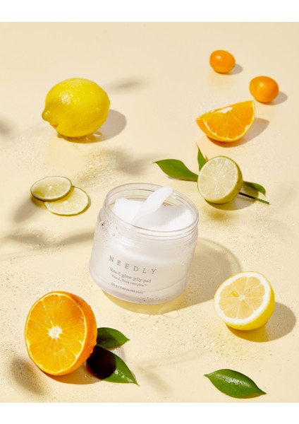 - Vita C Glow Jelly Pad C Vitaminli Işıltı Verici ve Cilt Tonu Eşitleyici Tonik Ped 60 Adet