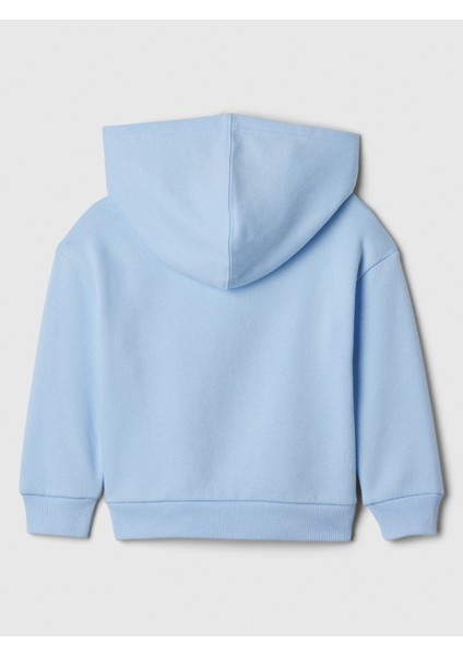 Kız Bebek Mavi Gap Logo Fleece Sweatshirt modelleri