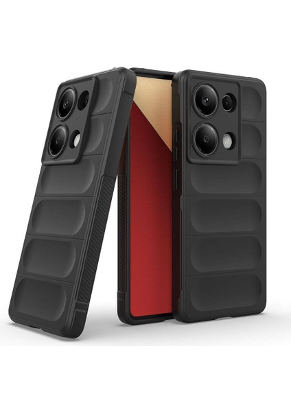Redmi Note 13 Pro 4g Kılıf Esnek Tpu Oyuklu Arka Yüzey Tasarımlı Etnik Silikon Kılıf