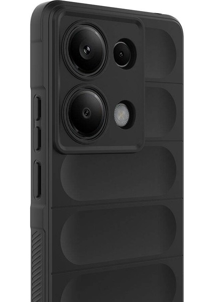 Redmi Note 13 Pro 4g Kılıf Esnek Tpu Oyuklu Arka Yüzey Tasarımlı Etnik Silikon Kılıf