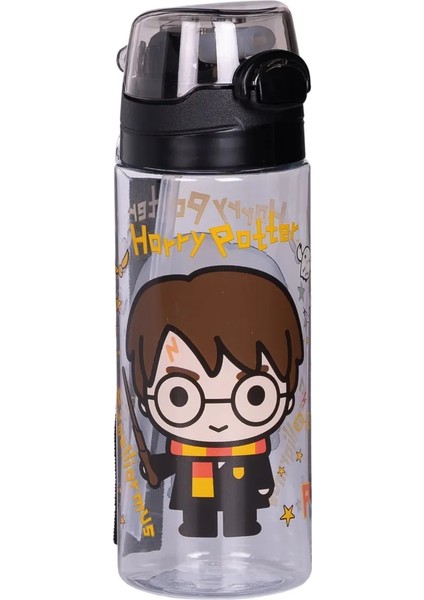 500 ml Harry Potter Pipetli Askılı Kilitlenebilir Su Matarası