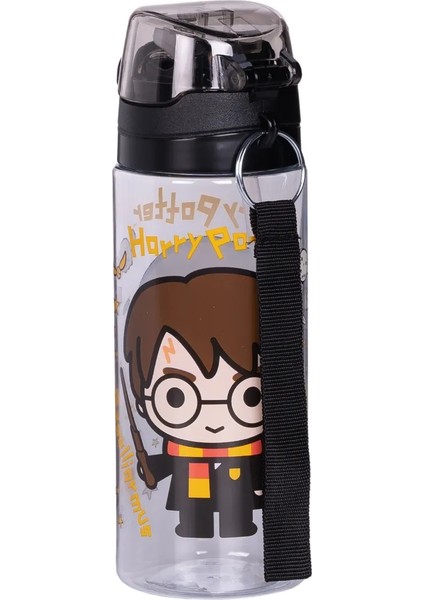 500 ml Harry Potter Pipetli Askılı Kilitlenebilir Su Matarası