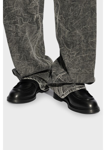 Emporio Armani Deri Mokasen Ayakkabı Erkek Ayakkabı X4A190 Xr207 K001