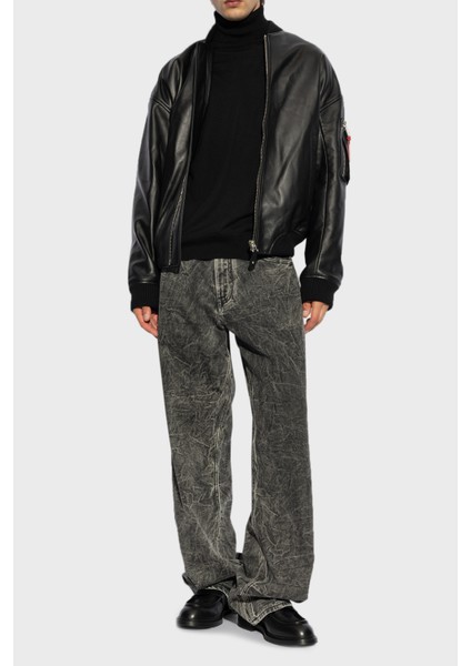 Emporio Armani Deri Mokasen Ayakkabı Erkek Ayakkabı X4A190 Xr207 K001