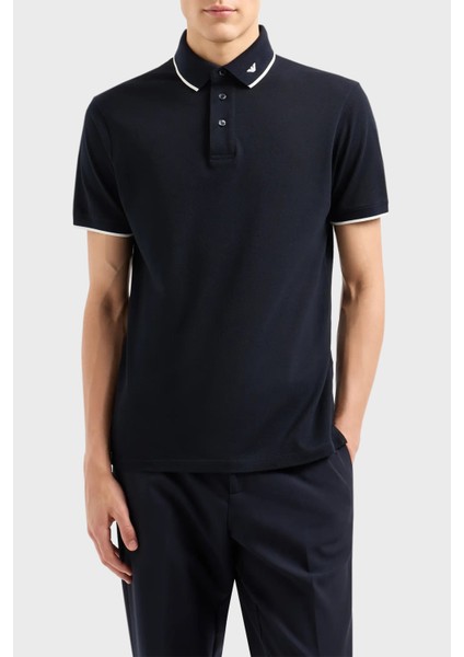 Emporio Armani% 100 Pamuklu Polo Yaka T-Shirt Erkek Polo Yaka T-Shirt 6D1F65 1jtkz 0993