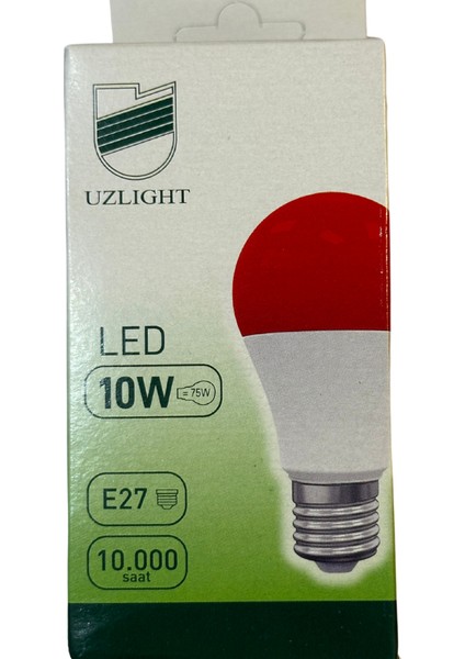 10W (75W) 1000K (Kırmızı Işık) E27 Duylu LED Ampul (4 Adet)