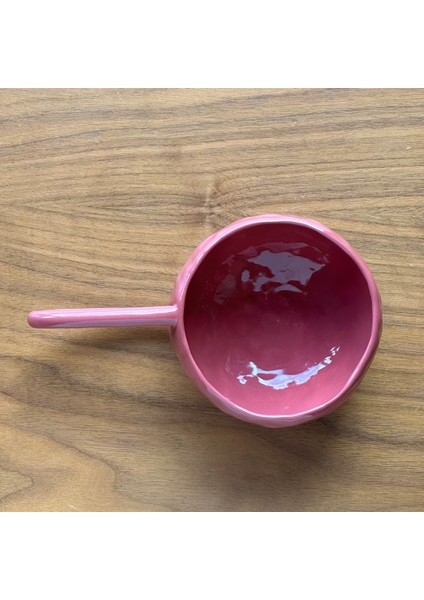 Stoneware Seramik El Yapımı Bordo / Vişne Çürüğü Fincan modelleri