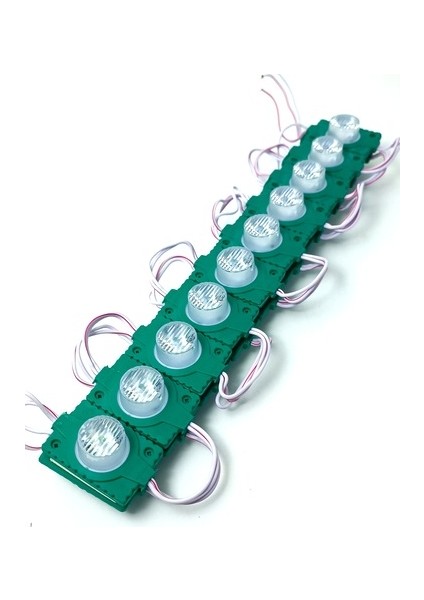 Demir Led Tek Lensli Modül LED Yeşil 1.5W (10 Adet)