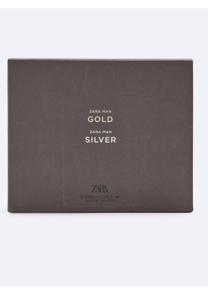 Man Silver EDT 90 ml + Zara Man Gold EDT 90 ml