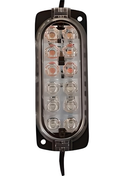 Demir Led 12 Volt 2.4 Watt Animasyonlu Çakar LED Kırmızı-Mavi