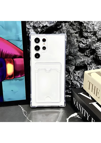 Samsung Galaxy S23 Plus Transparent Kartlıklı Antişok Kılıf Şeffaf modelleri