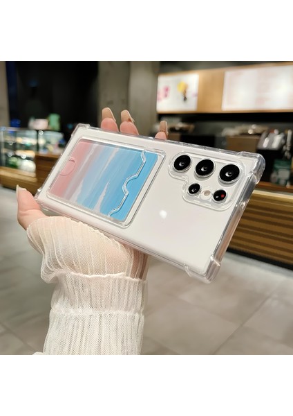 Samsung Galaxy S23 Plus Transparent Kartlıklı Antişok Kılıf Şeffaf fırsatları