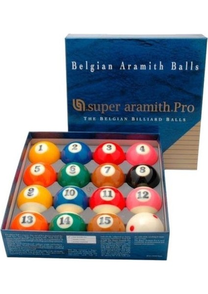 Amerikan Bilardo Topu Aramith Tv Pro Cup 57.2 mm Turnuva Topu