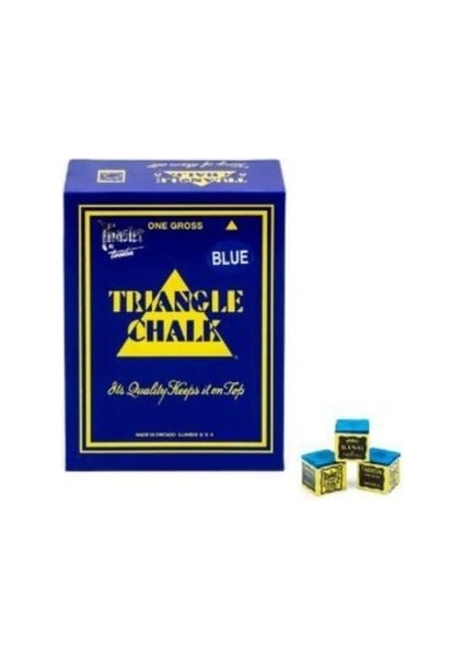 Trıangle Mavi Bilardo Tebeşiri (144)ADET