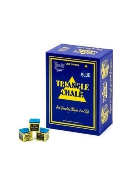 Trıangle Mavi Bilardo Tebeşiri (144)ADET fiyatları