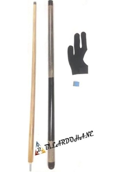 Bilardo Istakası Ince Uçlu Istaka + Eldiven +Tebeşir
