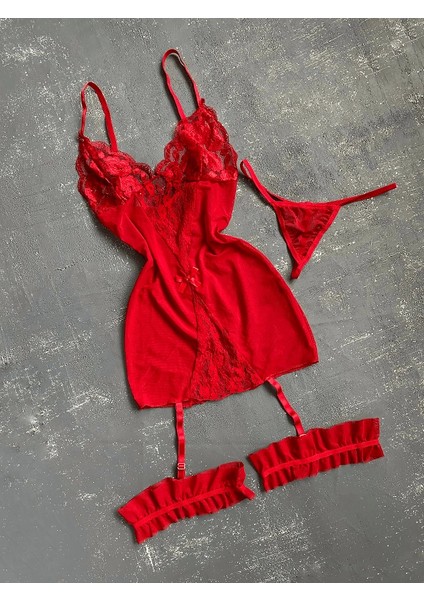 Bacak Aparatlı Babydoll