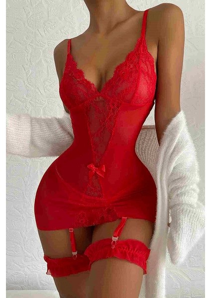 Bacak Aparatlı Babydoll
