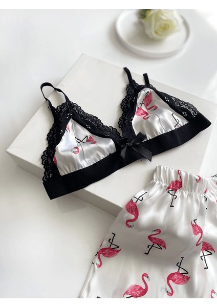 Flamingo Baskılı Şortlu Takım fiyatları
