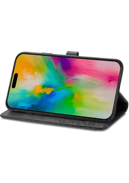 IPhone 16 Için Flip Case Pro Kılıf Kapak Kapak Darbeye Zarif (Yurt Dışından)