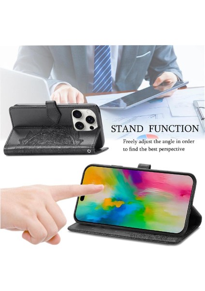 IPhone 16 Için Flip Case Pro Kılıf Kapak Kapak Darbeye Zarif (Yurt Dışından)