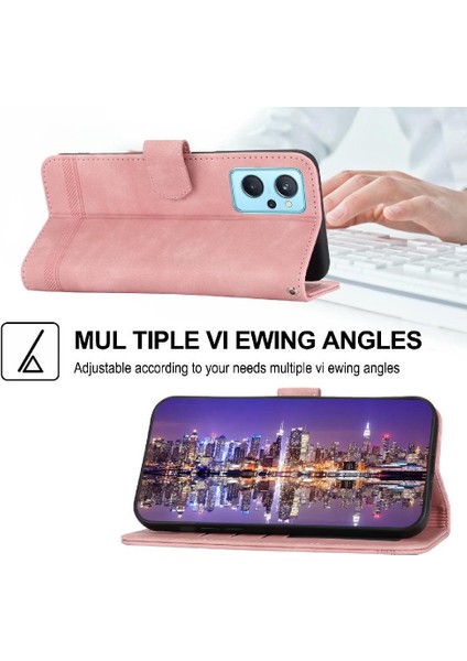Realme 9i Premium Manyetik Kapatma Kart Yuvaları Bileklik Için Flip Case (Yurt Dışından) modelleri