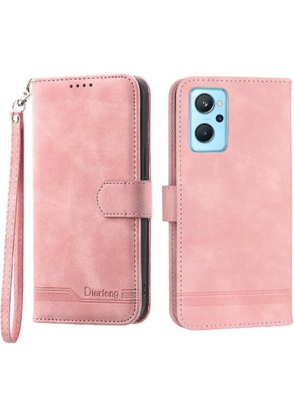 Realme 9i Premium Manyetik Kapatma Kart Yuvaları Bileklik Için Flip Case (Yurt Dışından) fırsatları