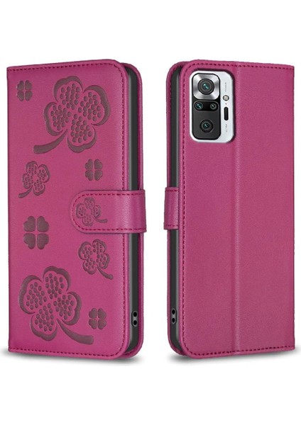 Xiaomi Redmi Not 10 Için Flip Case Pro Max Kart Yuvaları Tutucu Kickstand Pu (Yurt Dışından)