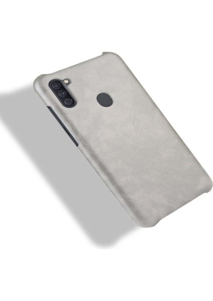 Samsung Galaxy A11 Lychee Desen Anti Scratch Koruyucu Için Retro Kılıf (Yurt Dışından) modelleri