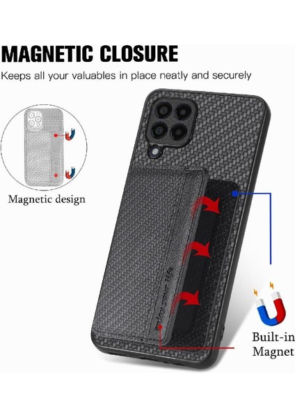 Samsung Galaxy M33 5g Rfıd Engelleme Manyetik Kart Tutucu Komple (Yurt Dışından)