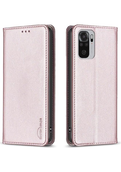 Xiaomi Redmi Not 10 Için Flip Case 4g Manyetik Cüzdan Pu Deri Yuvası (Yurt Dışından) modelleri