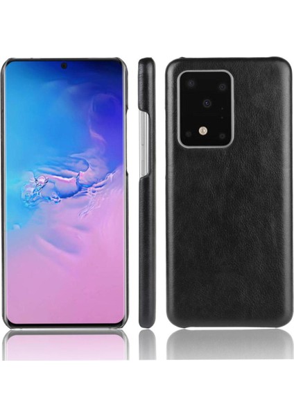 Retro Kılıf Samsung Galaxy S20 Artı Lychee Desen Anti Scratch Için Retro (Yurt Dışından)