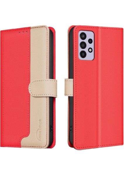 Samsung Galaxy A73 5g Flip Case Için Folio Kart Yuvaları Tutucu Rfıd Tpu (Yurt Dışından)
