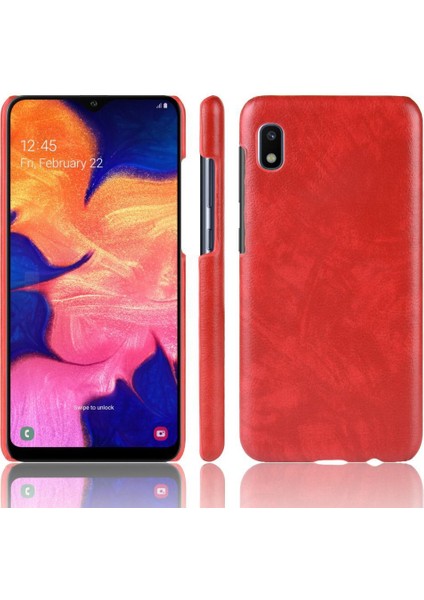 Samsung Galaxy A10E Anti Scratch Uyumluluk Lychee Için Retro Kılıf Kapak (Yurt Dışından)