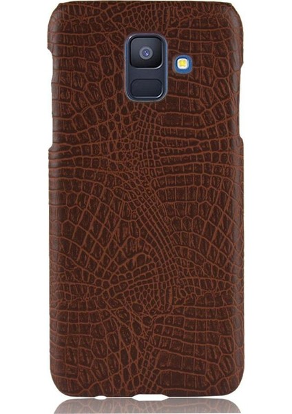 Samsung Galaxy A6 2018 Uyumluluk Koruyucu Için Şık Klasik Kılıf (Yurt Dışından)