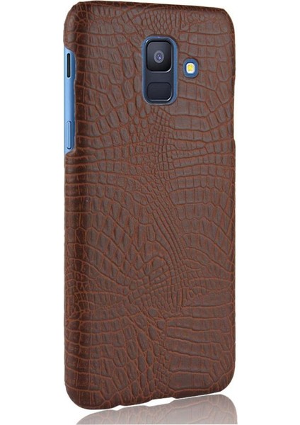 Samsung Galaxy A6 2018 Uyumluluk Koruyucu Için Şık Klasik Kılıf (Yurt Dışından)