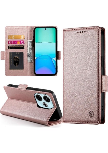 Xiaomi Redmi 13 Kartvizit Yuvaları Için Flip Case Günlük Kullanım Flip Cüzdan (Yurt Dışından)