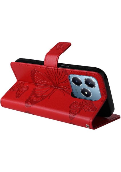 Kart ile Realme C61 Manyetik Kapak Darbeye Kapak Pu Deri Kılıf (Yurt Dışından) indirimleri