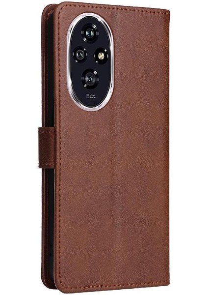 Kart Yuvası Klasik Düz Renk Yüksek Kalite ile Onur 200 5g Için Flip Case (Yurt Dışından) indirimleri