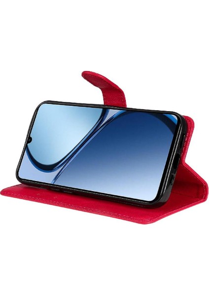 Realme C61 Iş Cüzdan Telefon Kılıfı Için Flip Case Klasik Düz Renk (Yurt Dışından) fırsatları