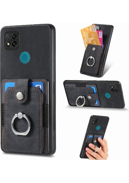 Xiaomi Redmi 9c Manyetik Araç Montaj Standı Crad Yuvası Halka Tutucu (Yurt Dışından)
