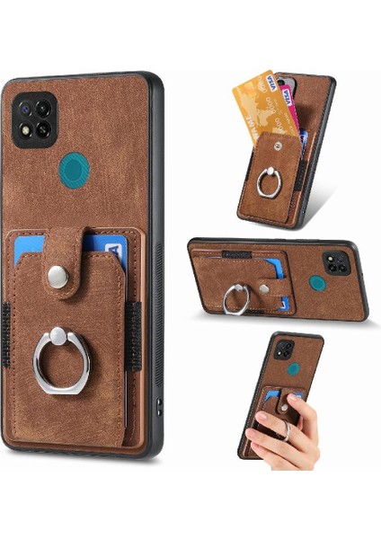 Xiaomi Redmi 9c Manyetik Araç Montaj Standı Crad Yuvası Halka Tutucu (Yurt Dışından)