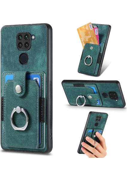 Xiaomi Redmi Not 9 4g Için Kılıf Standı Manyetik Araç Montaj Yüzük Tutucu Crad (Yurt Dışından)