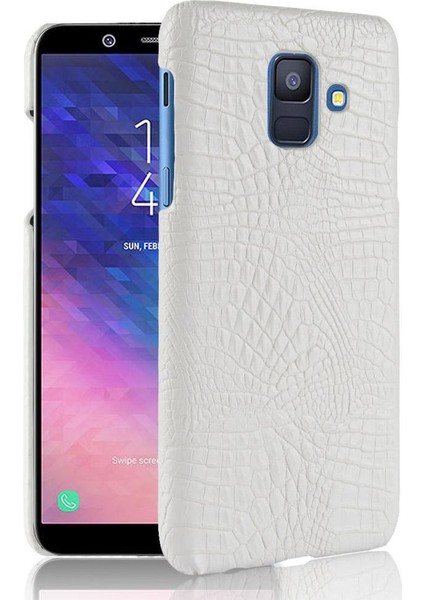 Samsung Galaxy A6 2018 Uyumluluk Koruyucu Için Şık Klasik Kılıf (Yurt Dışından)