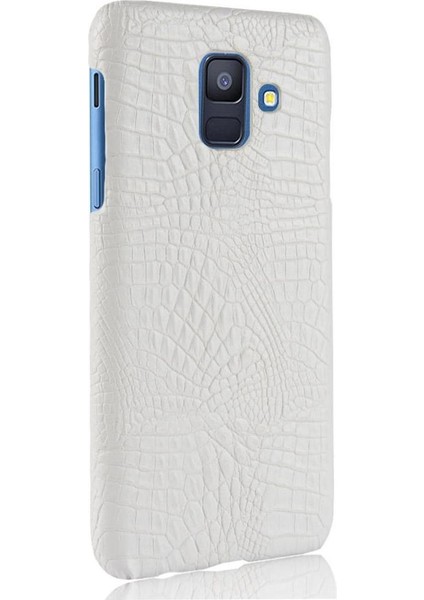 Samsung Galaxy A6 2018 Uyumluluk Koruyucu Için Şık Klasik Kılıf (Yurt Dışından)