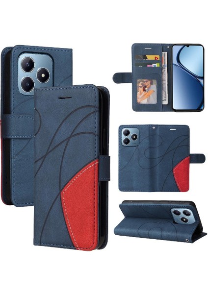 Kart Yuvası Standı Kickstand Koruyucu Flip ile Realme C61 Için Flip Case (Yurt Dışından)