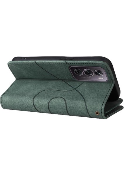 Oppo Oppo 12 Pro 5g Dokuz Kart Yuvaları Iki Renkli Dikiş Kickstand Için Kılıf (Yurt Dışından) indirimleri