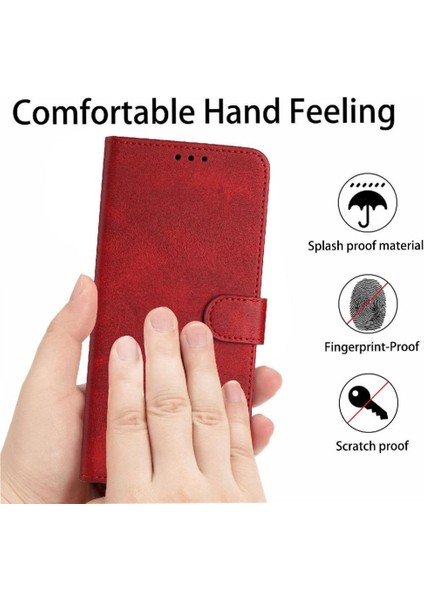 Xiaomi Redmi Not 13 Pro Artı Kickstand Için Flip Case Kart Yuvası ile Saf (Yurt Dışından)