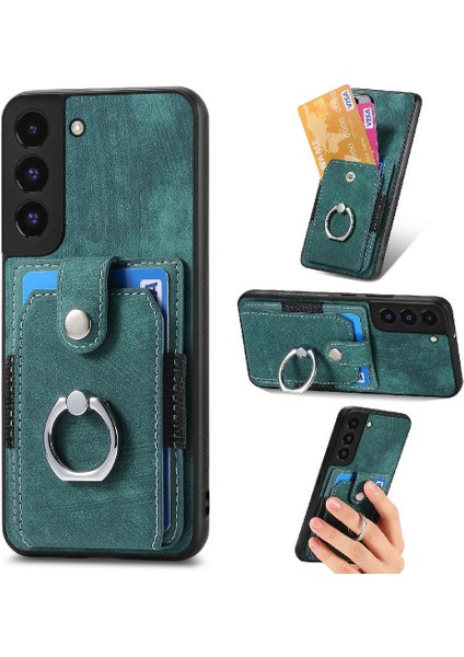 Samsung Galaxy S22 Artı Manyetik Araç Montaj Yüzük Tutucu Crad Yuvası (Yurt Dışından)