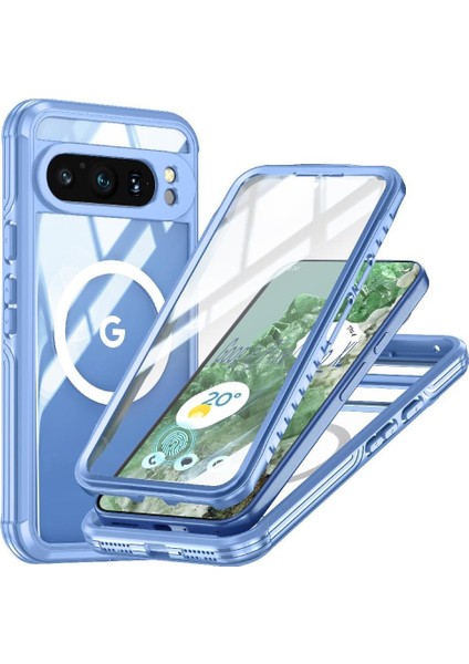 Google Pixel 9 Pro Xl Pet Koruyucu Film Için Miracase Manyetik Kılıf (Yurt Dışından)